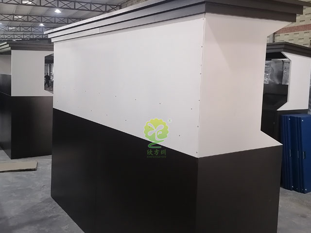 花園小區(qū)大容量分類(lèi)垃圾桶定點(diǎn)投放垃圾屋房站點(diǎn)